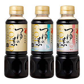 【通販限定】つゆの素ゴールドシリーズお試しセット(つゆの素・塩分ひかえめ・糖質オフ 各300ml×1)<常温・O>