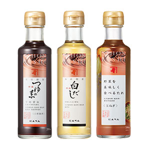 NIHONBASHI つゆの素・調味料3本セット<常温・O>